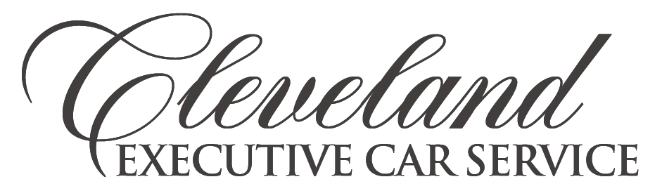Cleveland Executive Car Service logo with elegant black script and serif text on white background