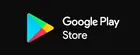 The google play store logo is on a black background.